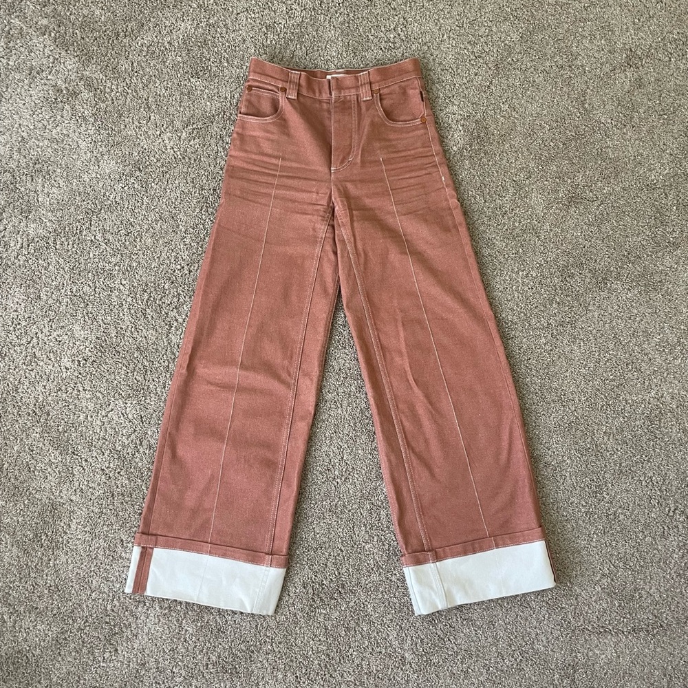 Chloe denim pants, excellent condition.